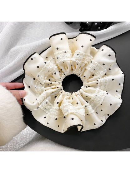 Gifty - Polka Dot Lace Hair Tie