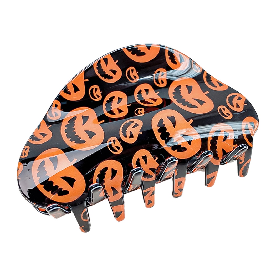 Beau - Novelty Halloween Spiderweb Print Claw Clip