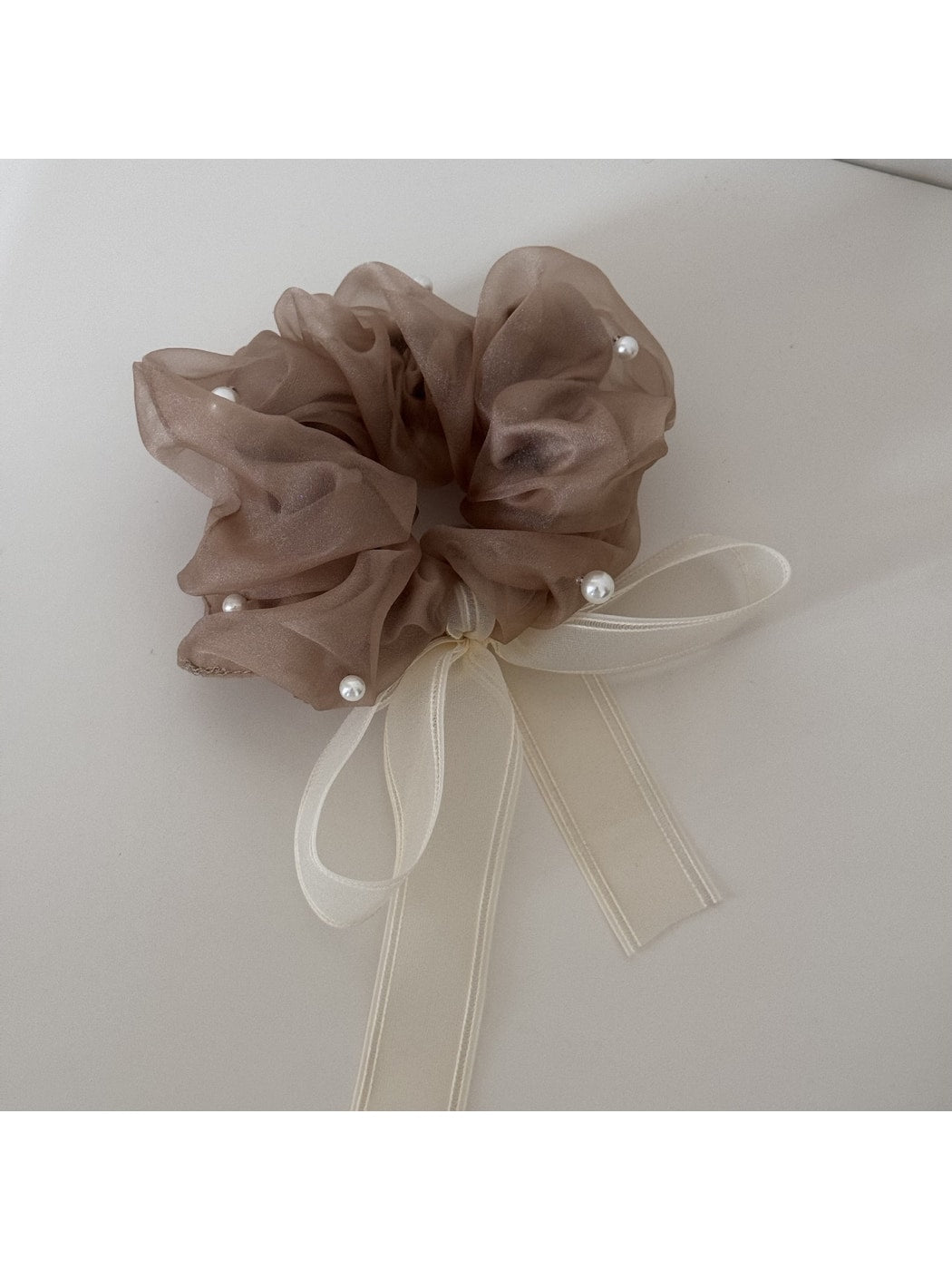 Gifty - Ribbon Bow High Elastic Scrunchie