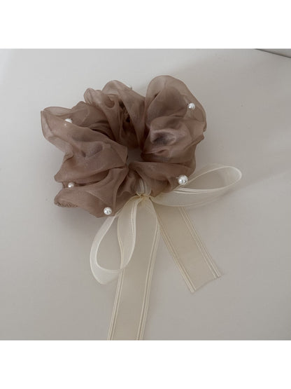 Gifty - Ribbon Bow High Elastic Scrunchie