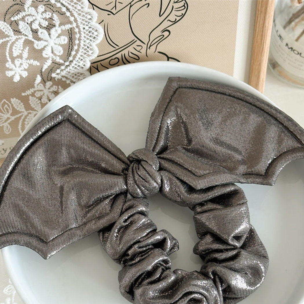Halloween Bat Bow Scrunchie Set variant image