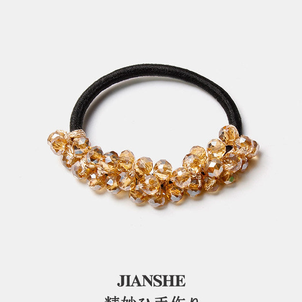 Crystal Bead Hair Tie Collection variant image