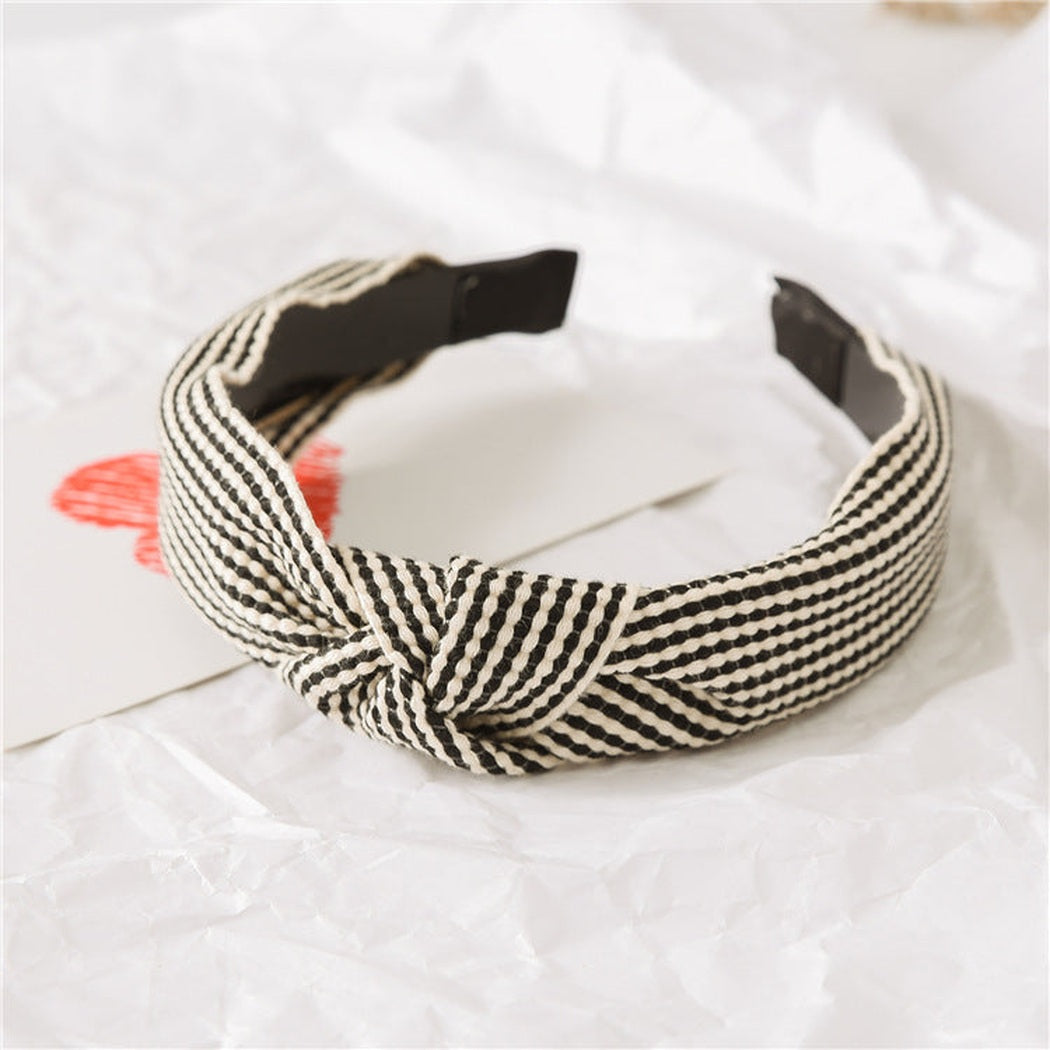 Beau - Plaid Knotted Wide Headband variant image 3