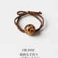 Leopard Bead Hair Tie Set variant image