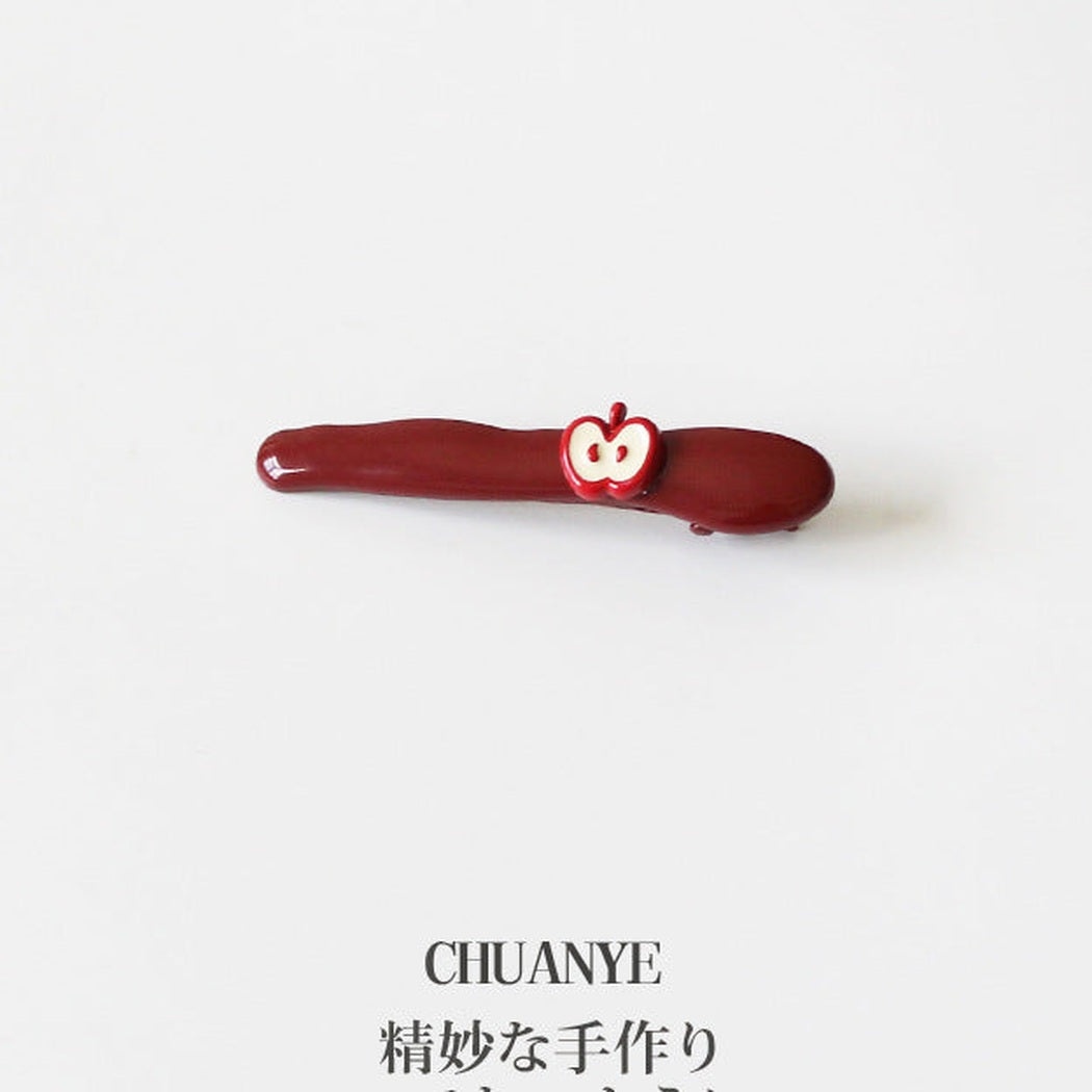Red Apple Barrette Set variant image