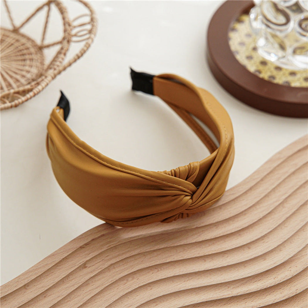 Beau - Solid Knotted Wide Headband variant image 3