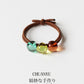 Faceted Bead Hair Tie Set variant image