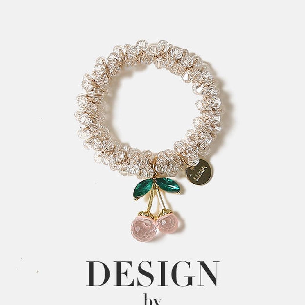Crystal Bead Hair Tie Set variant image