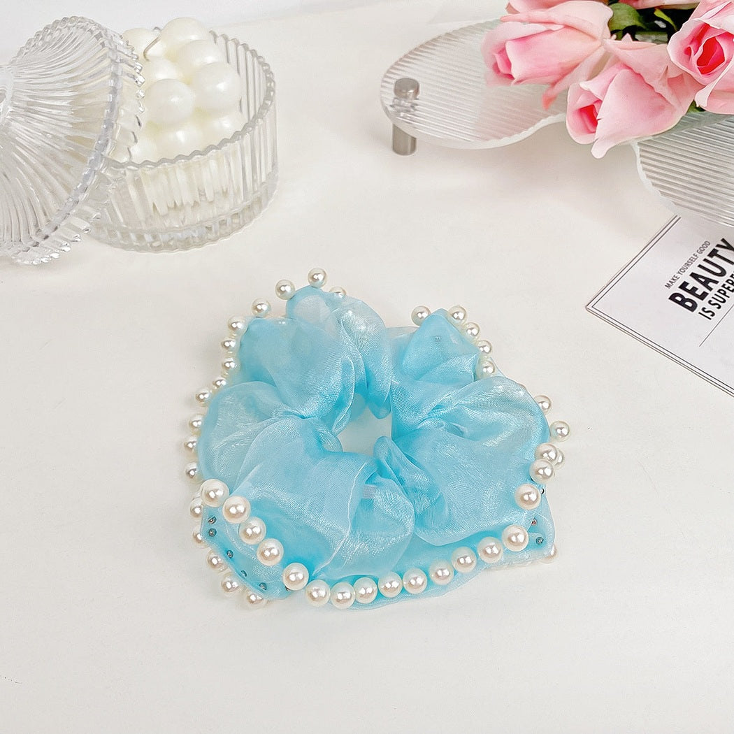 Pearl Mesh Scrunchie Collection variant image