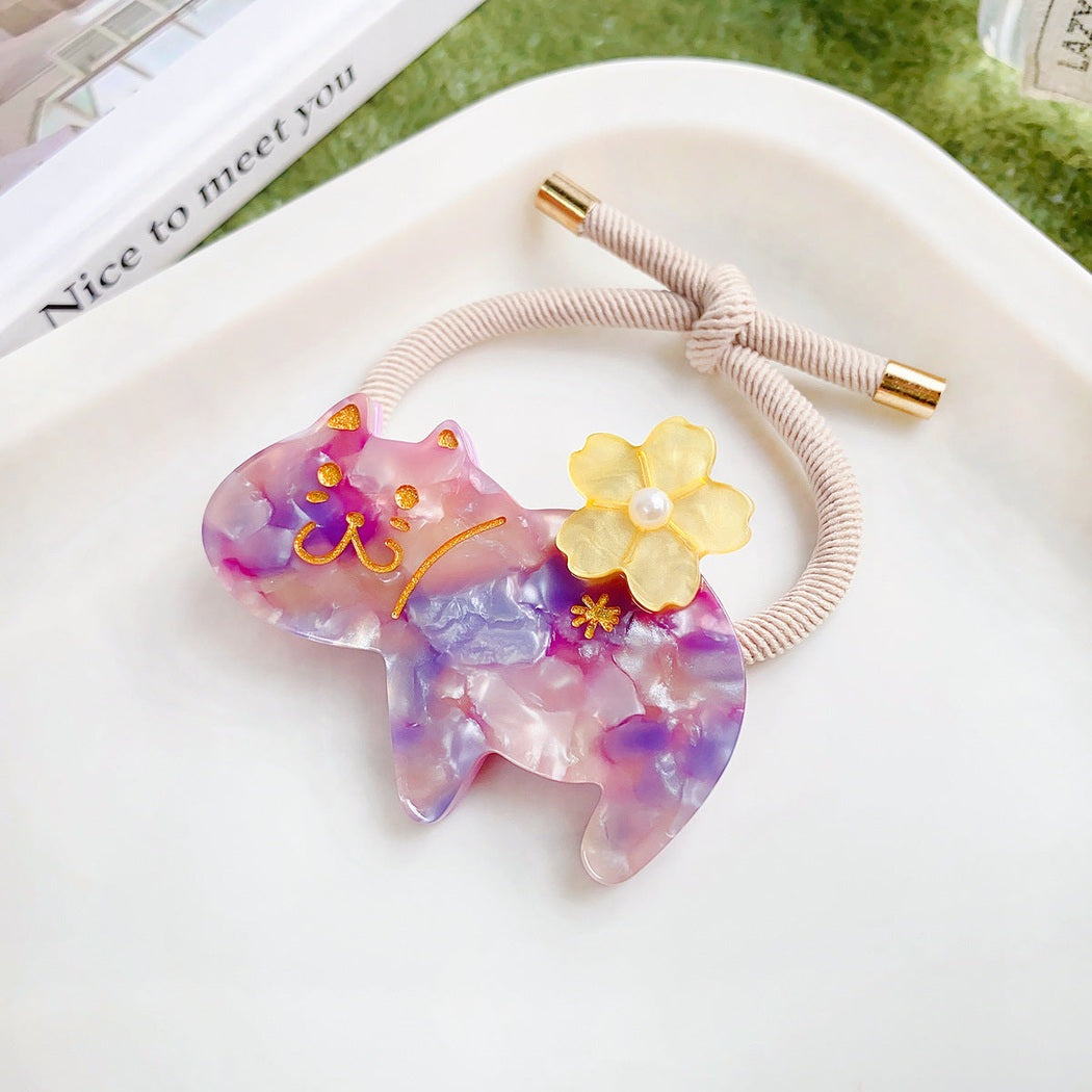 Marbled Cat Hair Tie Collection variant image
