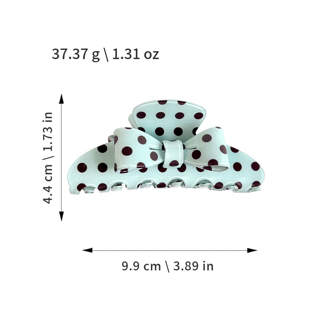 Beau - Patterned Bow Large Hair Claw - view 3