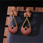 Earedge - Vintage Openwork Geometric Stud Earrings