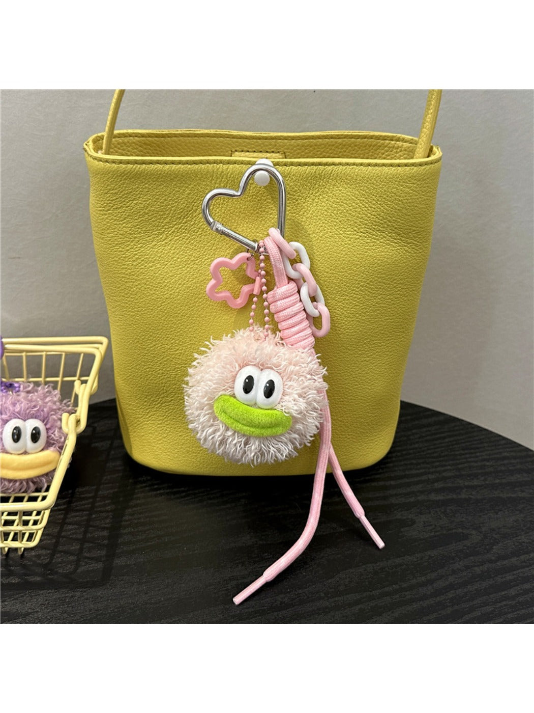 Keypus - Cute Quirky Pom Pom Keychain