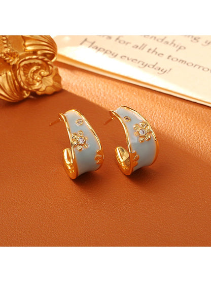 Earedge - Modern C-Hoop Earrings