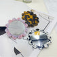 Mirroray - Acetic Acid Plate Sunflower Small Round Mirror
