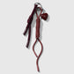 Keypus - Claret Heart Woven Cord Keychain