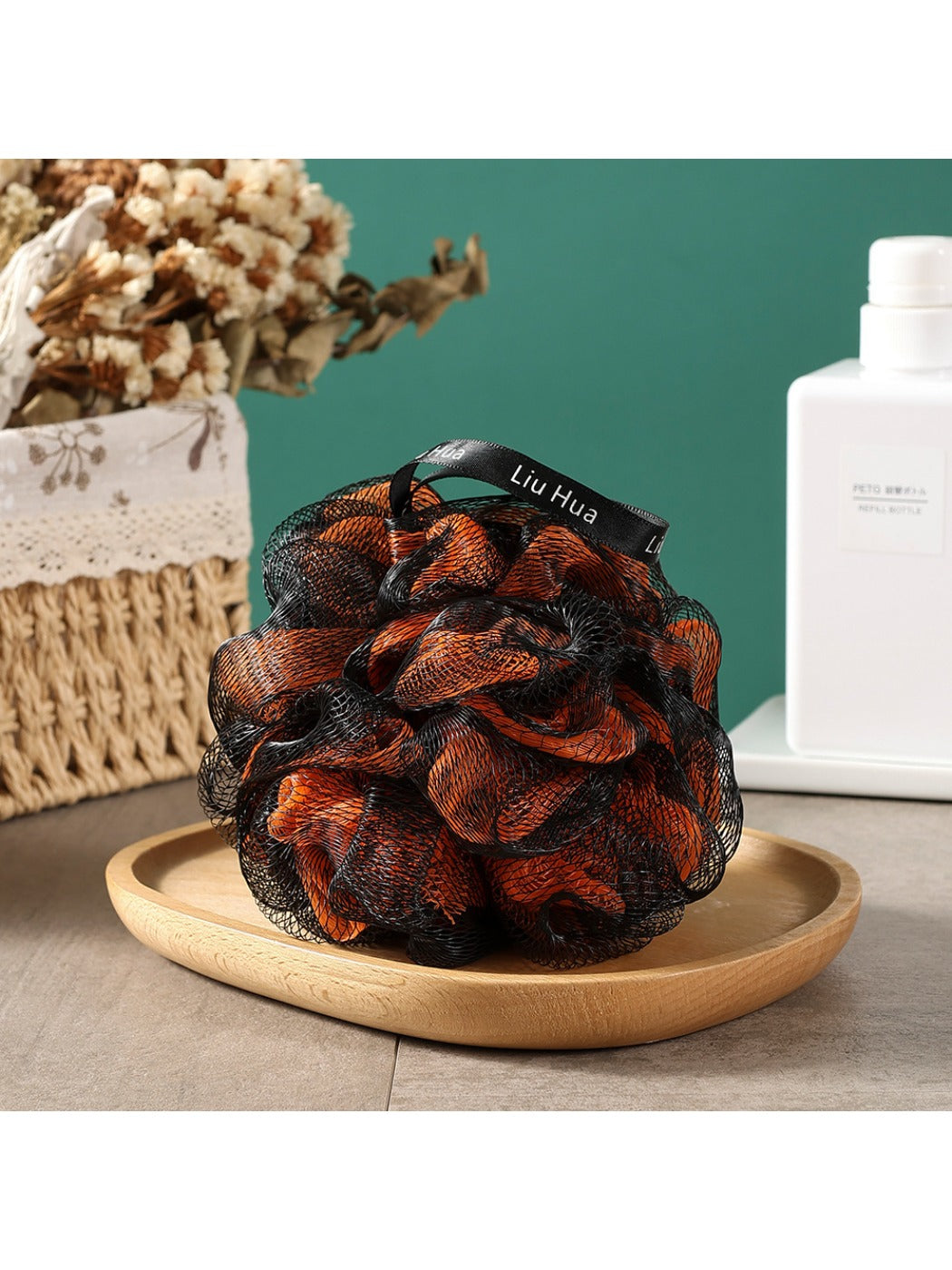 Papo - Dual Color Bath Sponge Soft Shower Ball