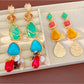 Earedge - Geometric Vintage Style Triangle Tassel Earrings