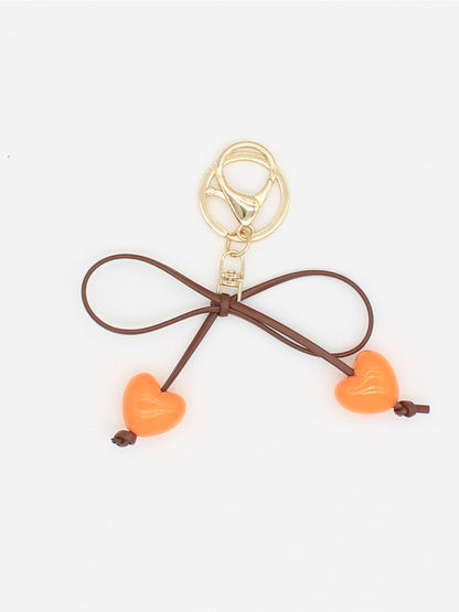 Keypus - Cute Heart Bow Keychain