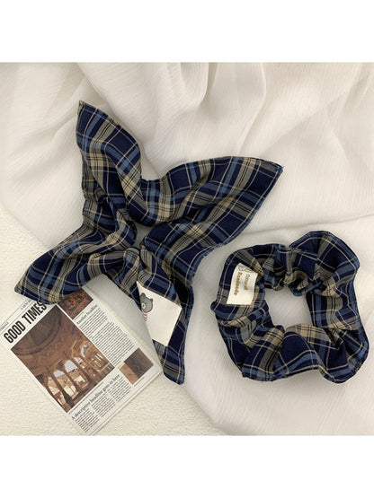 Gifty - Cute Plaid Pattern Hair Tie