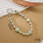 Keypus - Plastic Bead Heart Accent Phone Hanging Charm