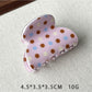 Beau - Modern Minimalist Polka Dot Hair Claw Clip