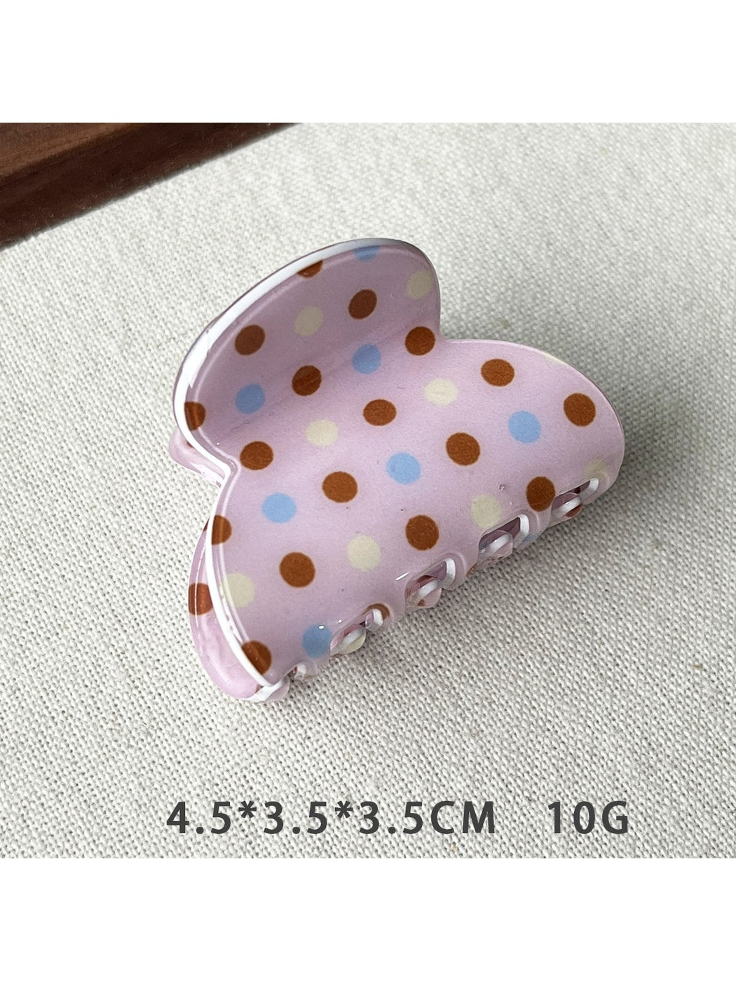 Beau - Modern Minimalist Polka Dot Hair Claw Clip