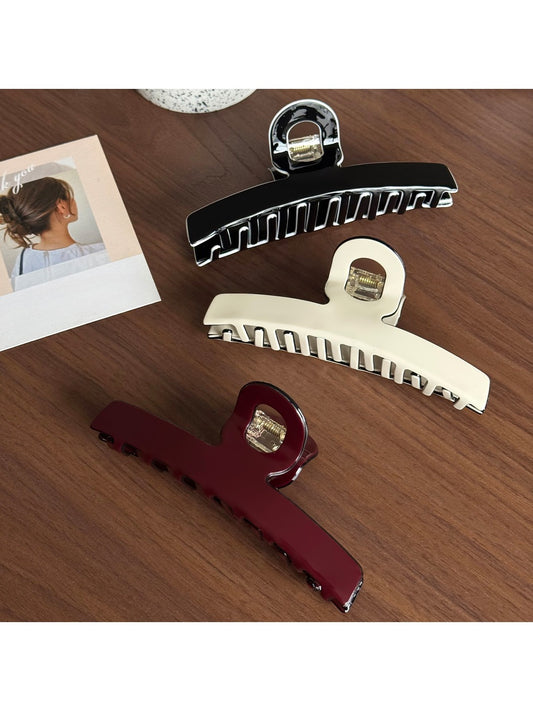 Beau - Geometric Line Acetate Claw Hair Clip
