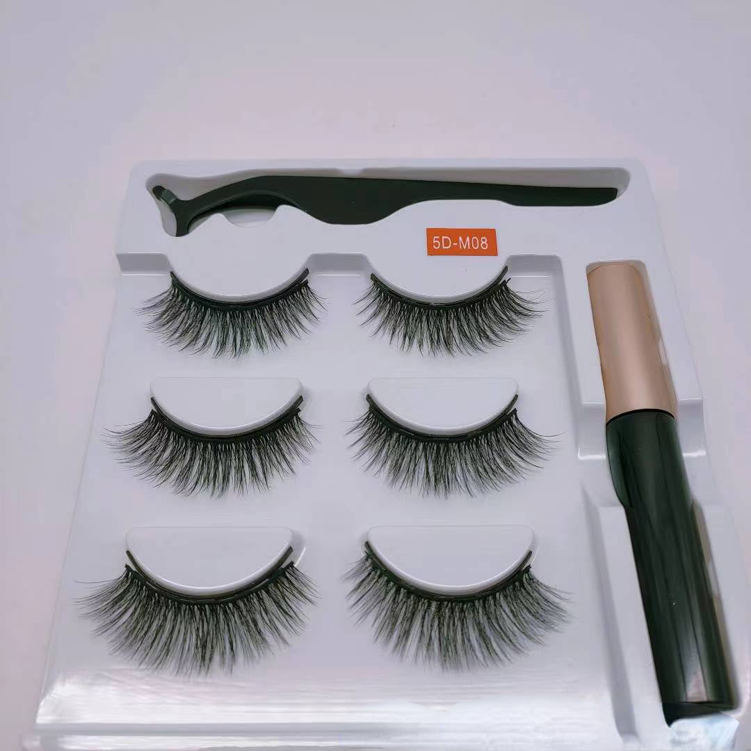 Eyeloo - 3 Pair Magnetic Eyelashes Magnetic Eyeliner and Lashes Kit