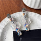 Beau cute bear shape hair clip on white background showing front view