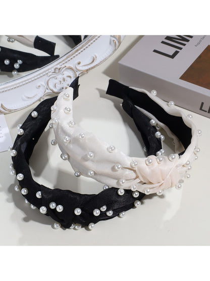 Gifty - Women's Knotted Fabric Wide Headband