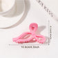 Beau - Minimalist Solid Color Bow Shaped Claw Clip