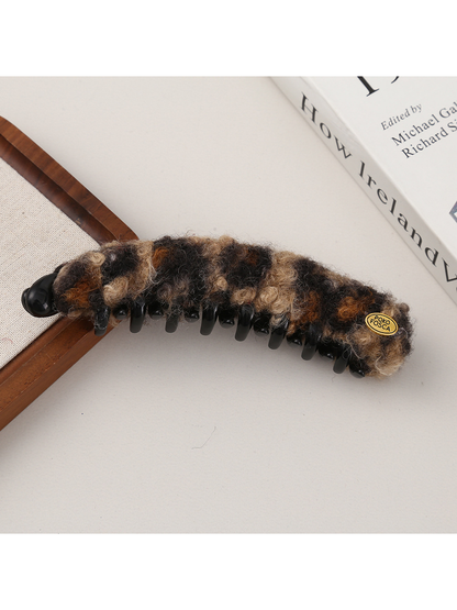 Beau - Refined Plush Style Curved Banana Clip