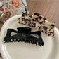 Beau - Openwork Bow Hair Claw Clip
