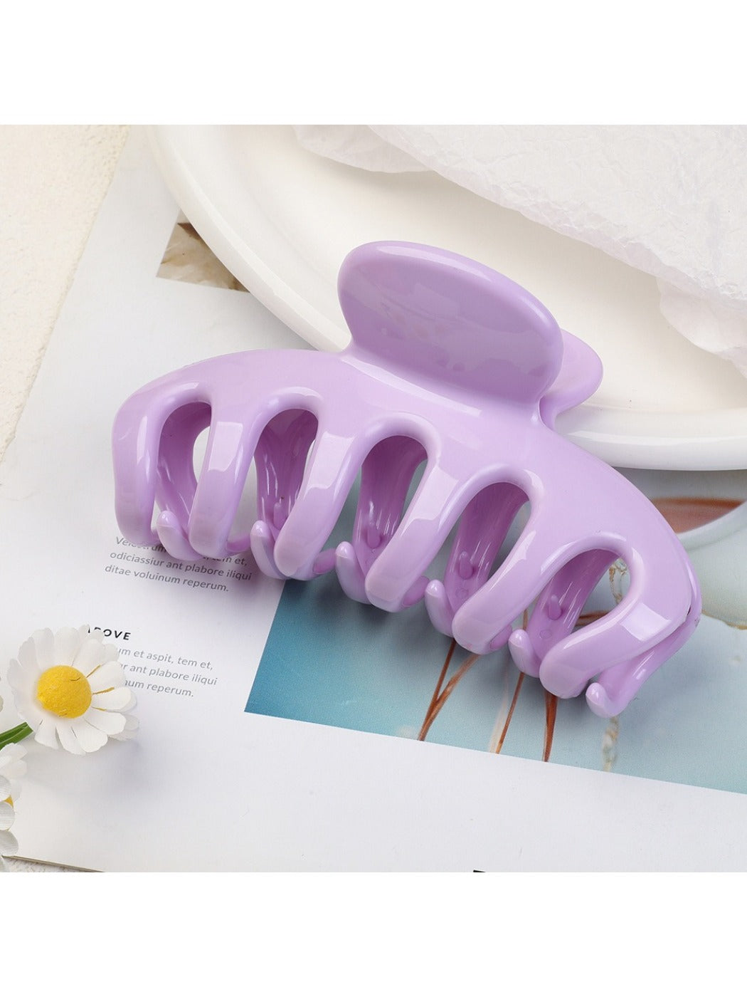 Beau - Macaron Colored Pumpkin Shaped Claw Clip