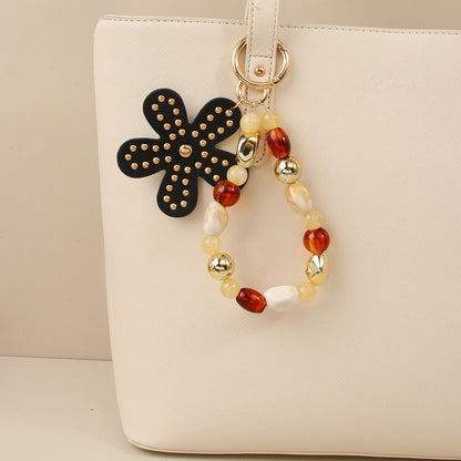 Keypus - Minimalist Flower Bag Pendant Keychain