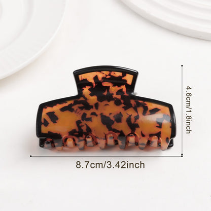 Beau - Retro Mottled Pattern Claw Clip