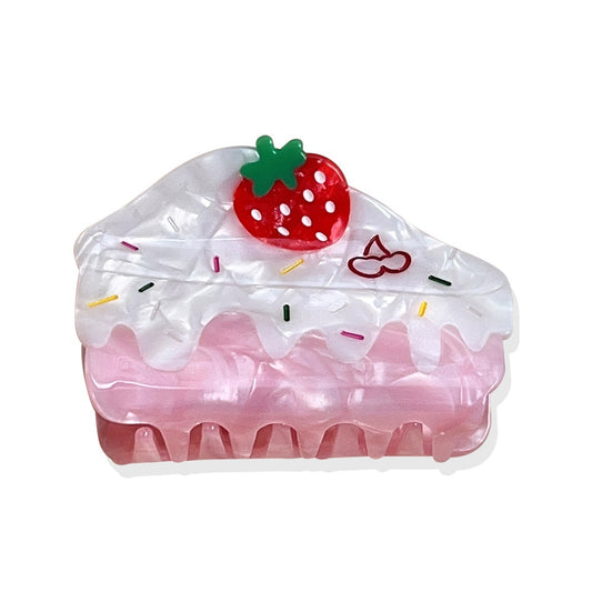 Beau - Cute Strawberry Cake Design Claw Clip