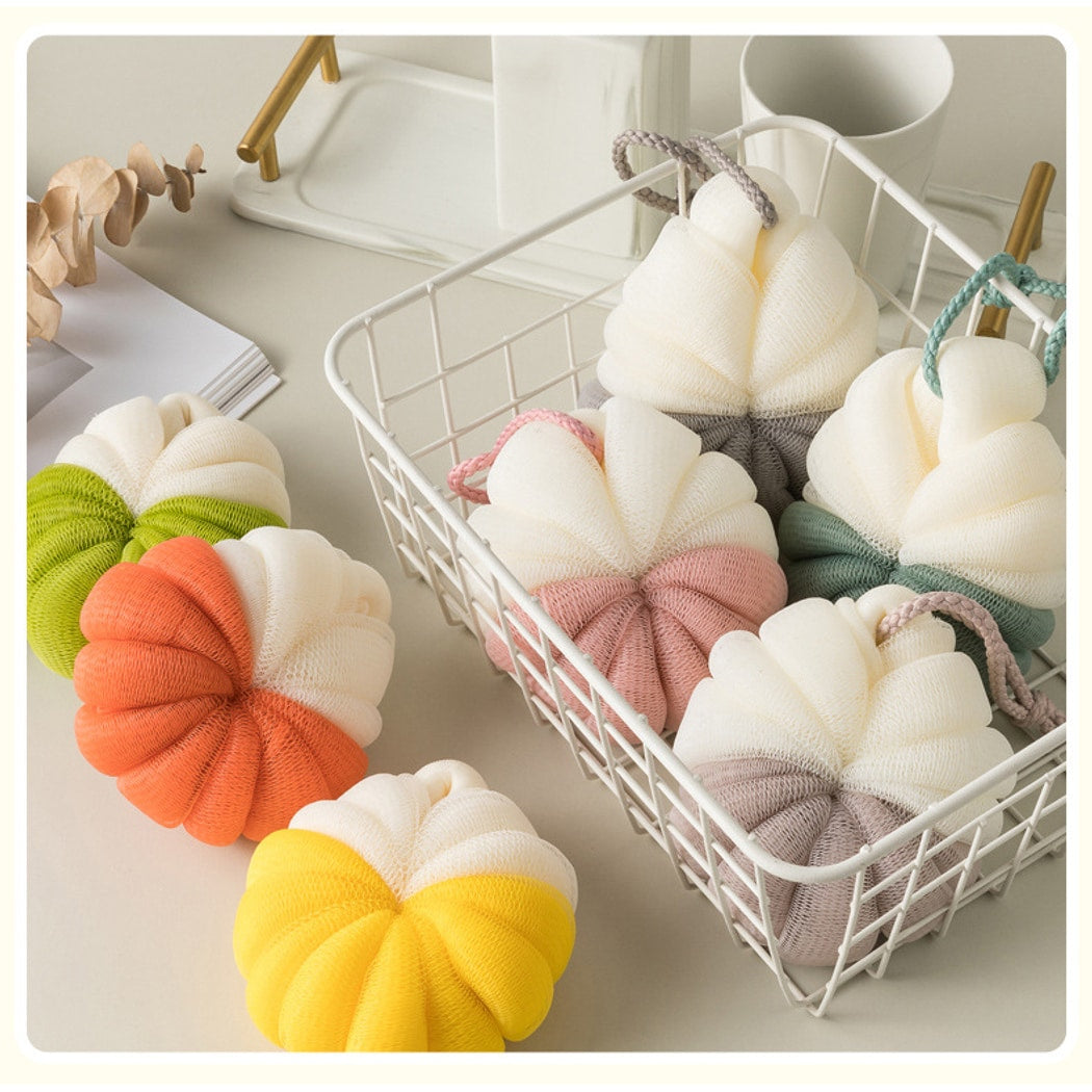 Papo - Dual Color Hanging Shower Mesh Bath Pouf