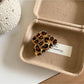 Beau - Leopard Print PVC Alloy Everyday Claw Clip