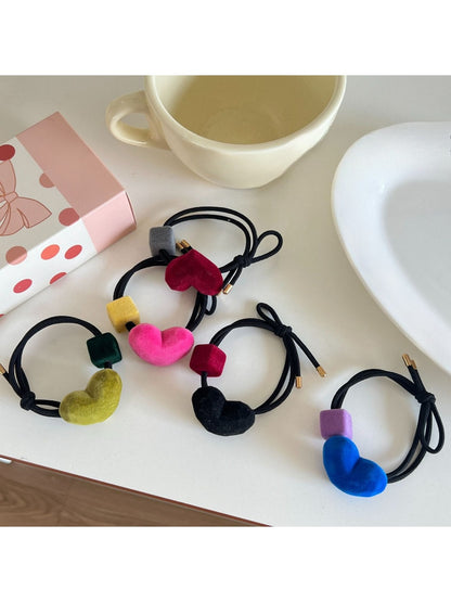 Gifty - Simple Cute Heart Shape Hair Tie
