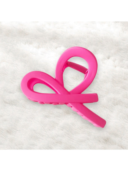 Beau - Twisted Hollow Plastic Modern Style Claw Clip