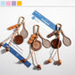 Keypus - Dark Colored Racket Shaped Keychain