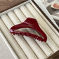 Beau - Retro Half Moon Openwork Claw Clip