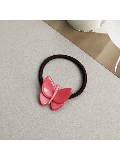 Gifty - Solid Colored Butterfly Hair Tie