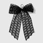 Keypus - Halloween Black Lace Bow Keychain