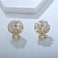 Earedge - Delicate Floral Cluster Earrings For Spring