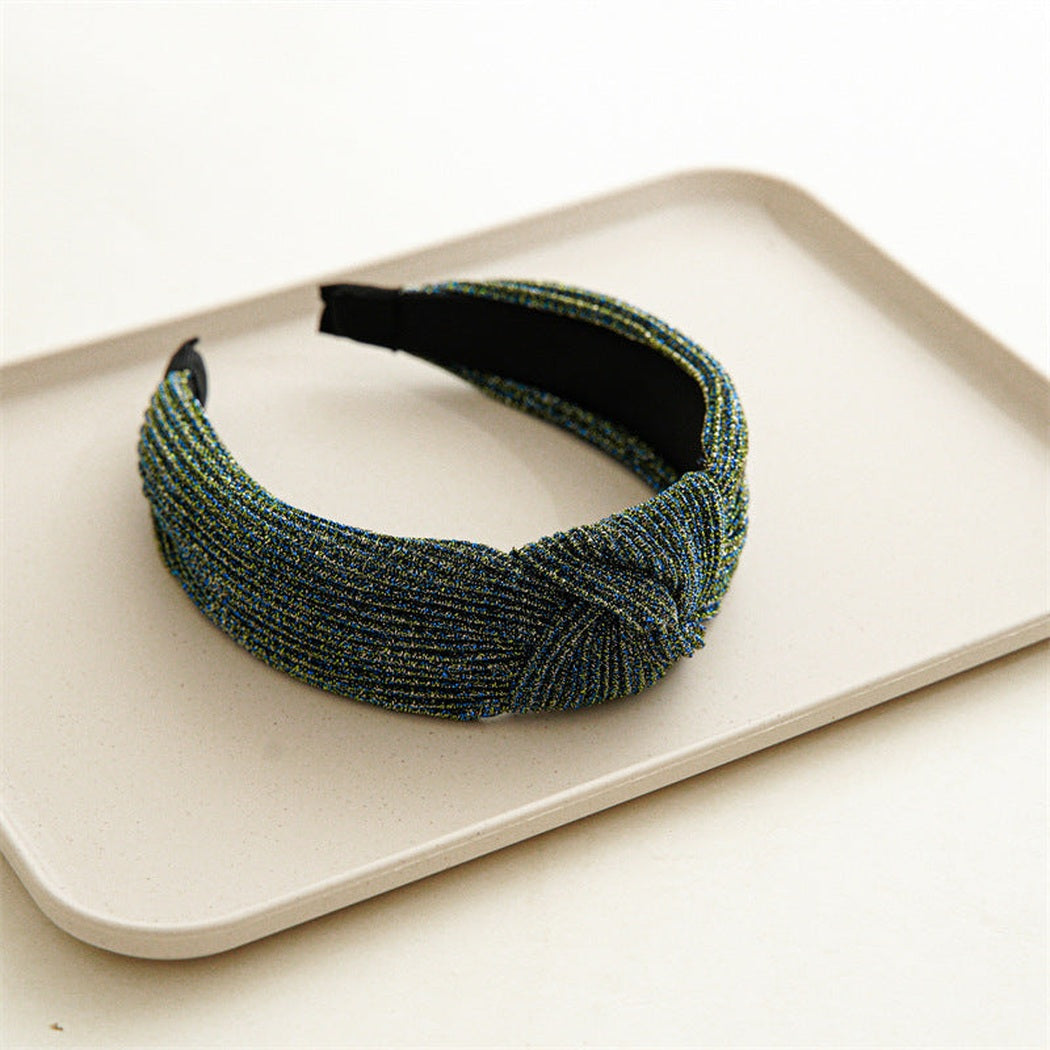 Beau - Metallic Knotted Wide Headband variant image 4