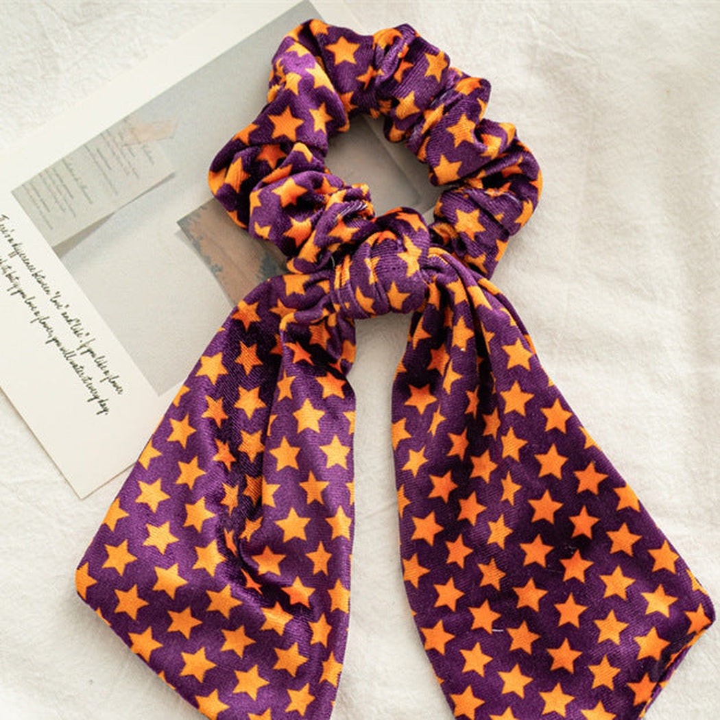 Halloween Bat Star Scarf Scrunchie Collection variant image