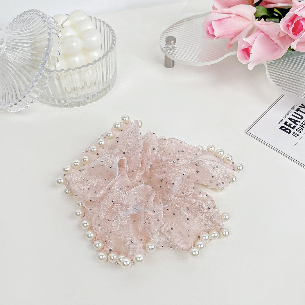 Pearl Mesh Scrunchie Collection variant image